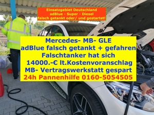 falsch getankt Pannenhilfe Deutschland 24H Mobiler Abpumpservice Bild 5
