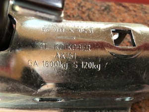 Anhängerkupplung ALKO AK161 1600Kg S120kg neu unbenutzt Fehlkauf Bild 2
