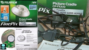 Fuji FinePix CP-FXA10 Netzteil und USB-Ladestation für A310/A210/A205/A205S Bild 1