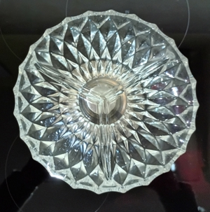 Etagere, Schale aus Bleikristall Bild 9
