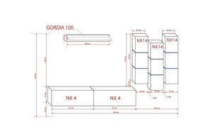 Möbel Wohnzimmer Wohnwand Anbauwand Schrankwand Wohnschrank Mediawand Hochglanz Heaven N 45 Bild 6