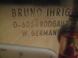 Brigon Heizung Prüfgerät Bruno Ihrig D6054RODGA mit 2 flaschen Messflüssigkeit Bild 2