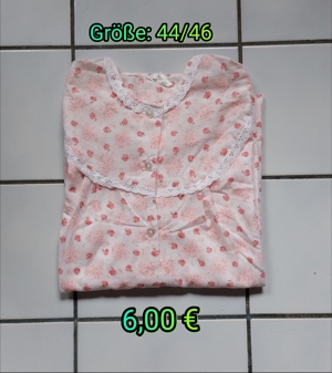 Damen-Nachthemd, 1/2 Arm, dünn, Sommer, Gr: 44/46 Bild 1