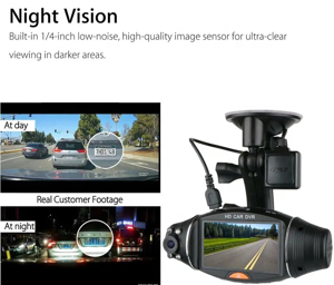 Dashcam in HD Qualität mit 2 Kameras, GPS und G-Sensor neuwertig Bild 7