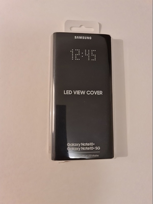 Zubehör Samsung Galaxy Note 10+, Original LED View Cover, schwarz Bild 1