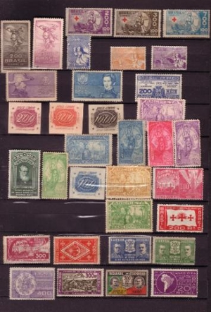 Lot Briefmarken Brasil Bild 2