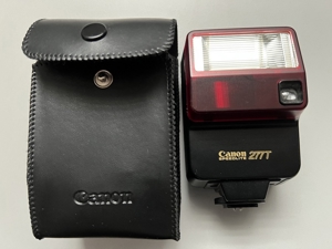 Canon T70 Spiegelreflexkamera mit Blitzgerät Canon Speedlite 277T Bild 4