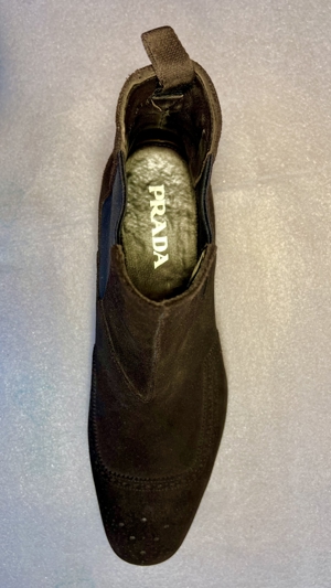 Prada, Stiefeletten, dunkelbraun, Gr9 43, neu Bild 4