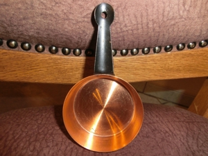 Wanddeko Pfännchen/ kupferfarben/ mit Trinkspruch Bild 2