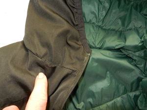 Wendejacke tannengrün gesteppt / schwarz, Gr. 40 Jacke Bild 6