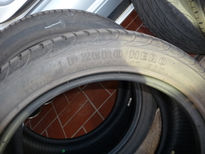 4 Sommer Pirelli P-Zero-Nero 215-45-17 Y91, ca 6,5 mm gleichmäßig, wenig gefahren, top Bild 3