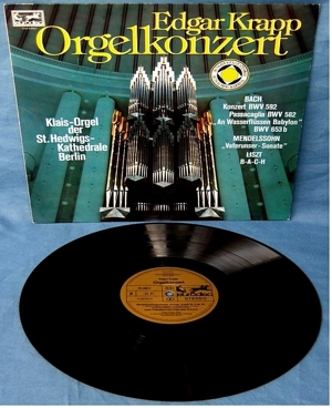 LP / Vinyl : Edgar Krapp ?- Orgelkonzert / Klais-Orgel der St. Hedwigs-Kathedrale Berlin