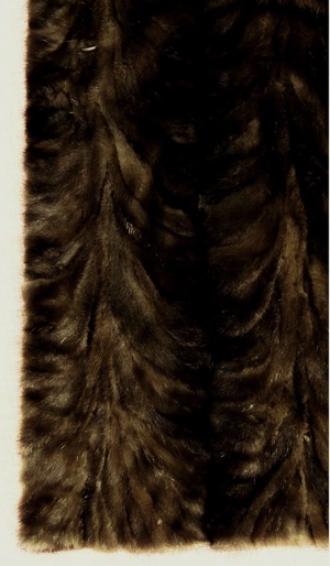 Echter Nerz Pelz-Mantel im kräftigen braunen Farbton - Vom Kürschner - Größe 44 Bild 6