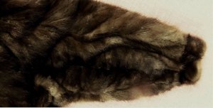 Echter Nerz Pelz-Mantel im kräftigen braunen Farbton - Vom Kürschner - Größe 44 Bild 8