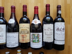 14 alte europäische Weine, Jahrg. 1970 - 1984 Bild 2