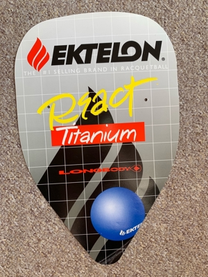 Racquetball Ektelon React Titanium Schläger (2 Stück) Bild 14