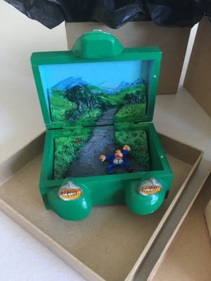 "Die Kuh am Steuer" - L objet on delire" - Unikat, Kunstobjekt mit Humor von TOMAHAWK, mit Gag! Bild 3