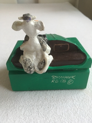 "Die Kuh am Steuer" - L objet on delire" - Unikat, Kunstobjekt mit Humor von TOMAHAWK, mit Gag! Bild 6