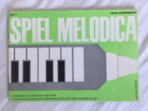 Hohner Melodica Piano 26 Tasten mit Notenheften, Vintage 60er Jahre, sehr guter Zustand Bild 9