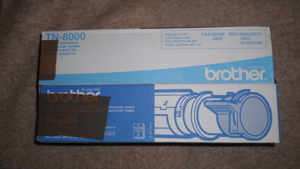 2x Original BROTHER TN-8000 Tonerkassette Toner Kartusche Fax MFC Bild 3