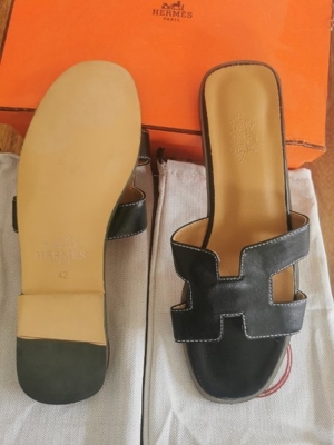 Hermes Sandalen Sandals Oran OASIS Flip Flops 40 Bild 3