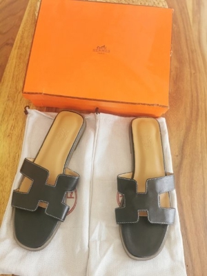 Hermes Sandalen Sandals Oran OASIS Flip Flops 40 Bild 2