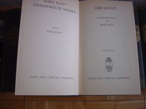 15 x Karl May Bücherbände aus 1952 / Karl-May-Verlag Bild 10