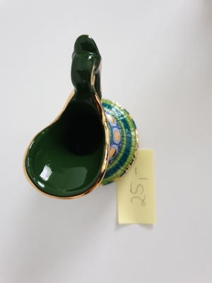 Italienische Vasen / handbemalt mit Gold Bild 10
