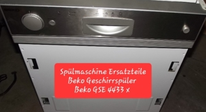 Spülmaschine Ersatzteile Beko Geschirrspüler Bild 1