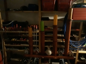 Massivholzkerzenhalter Bild 3