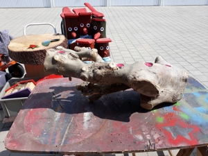 Massivholz Teelichthalter Bild 9