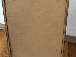 St. Leonhard, alte Hinterglasmalerei, Hinterglasbilder, religiöse Volkskunst Pferdeapostel, Votiv Bild 2