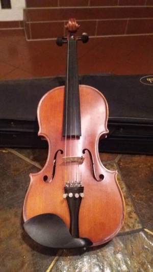 schöne halbe Geige mit Kasten Bild 1