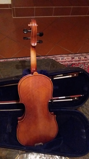 schöne halbe Geige mit Kasten Bild 3