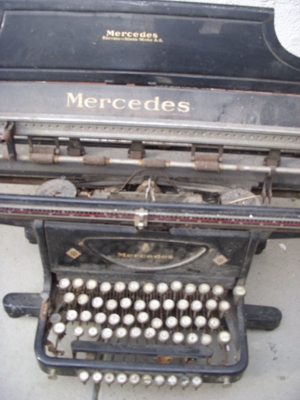 MERCEDES Schreibmaschine sehr alt Bild 2