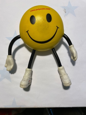Smiley Figur "Polycom" ca. 14 cm Bild 1