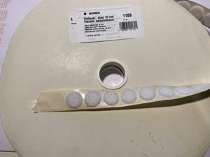 Klettpunkte Flausch, Rolle mit 1100 Stück