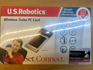 PCMCIA Netzwerkkarte U.S.Robotics neu und ovp, Model 5410