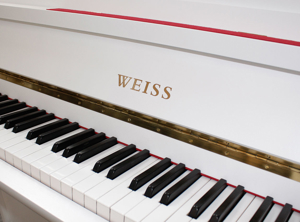 Klavier Weiss 110 weiß satiniert, Nr. 3236, Renner-Mechanik, 5 Jahre Garantie Bild 3