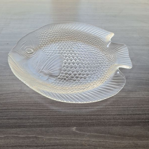 Servierplatte Glas Fischmuster Bild 3