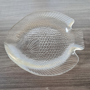 Servierplatte Glas Fischmuster Bild 2
