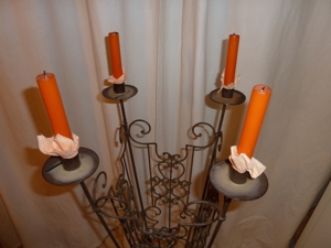 Kerzenständer Edelrost Höhe 103 cm Bild 2