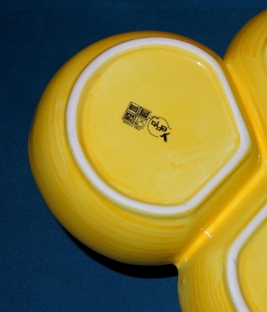 Herrliche, gelbe Provence Keramik Servierschale / Anbieterschale Bild 3