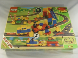 Lego Duplo Eisenbahn #2745 mit Elektro Lok in Originalverpackung neuwertig Bild 1
