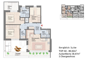 Ferienwohnung mit Sauna in top Aussichtslage direkt im Skigebiet Kitzbühel Bild 4