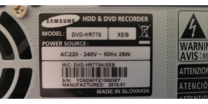 Samsung DVD-Player HR776 Bild 4