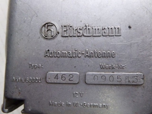 Hirschmann automatische Radioantenne Auta 6000 U462 Mercedes-Benz-Fahrzeuge Bild 2