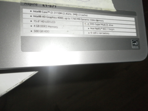 Acer Aspire (15,6", DVD, i3, 4GB RAM) Laptop / Notebook Bild 3