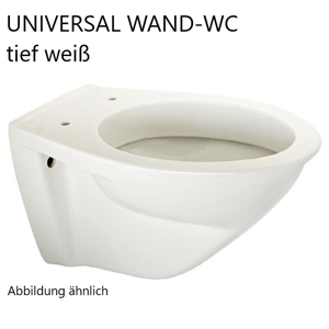 UNIVERSAL WAND-WC TIEF WEISS