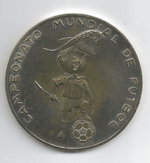 Medaille FIFA World Cup Argentina 1978 Bild 1